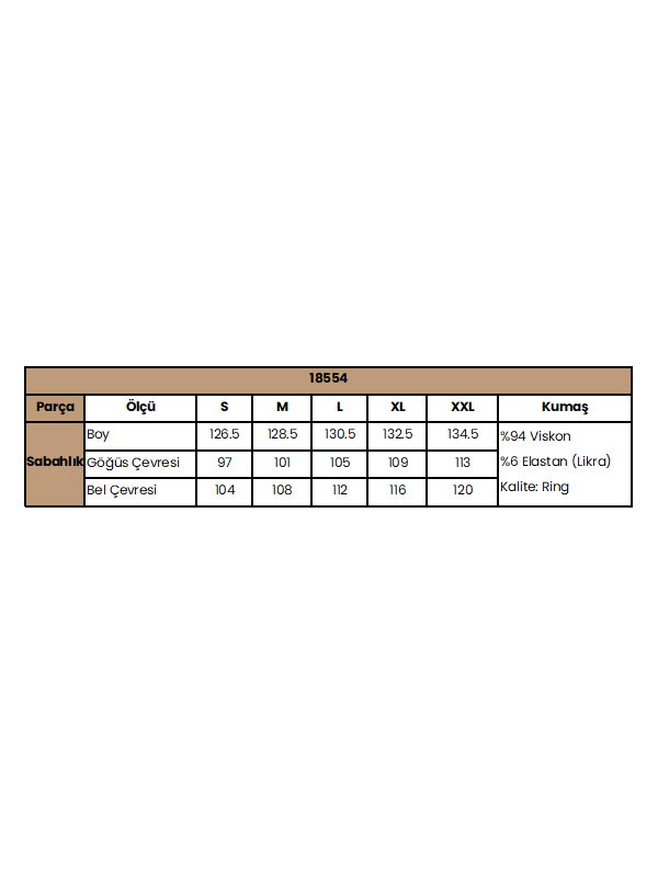 Dantelli ve Kuşaklı Sabahlık