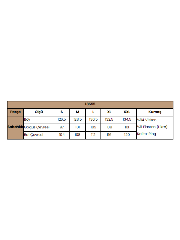 Dantelli ve Kuşaklı Sabahlık