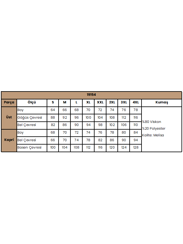 Önü Düğmeli Brode Dantelli Büyük Beden Kapri Takımı