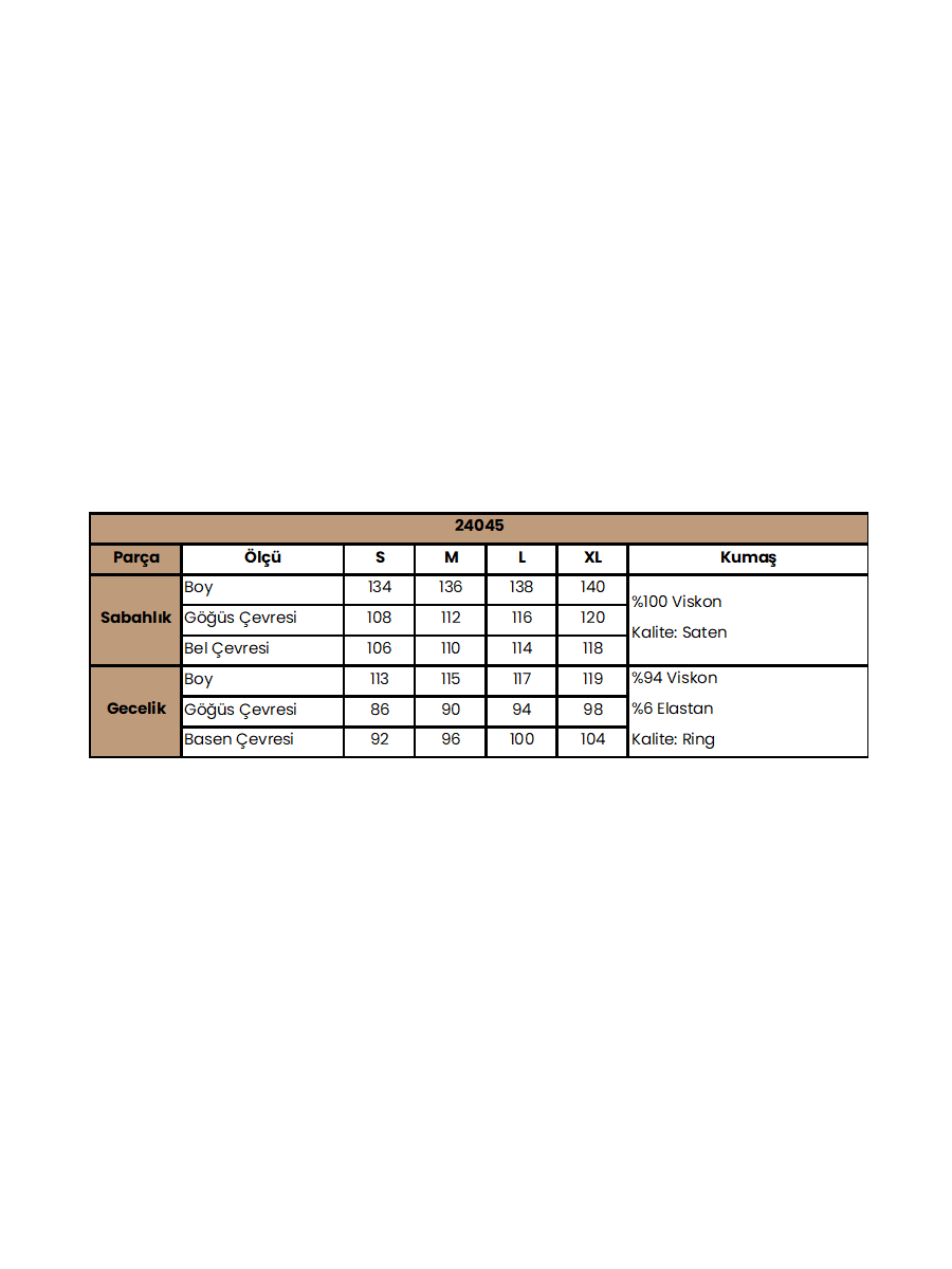 Yaprak Desenli Dantelli ve Dekolteli Sabahlık Takımı