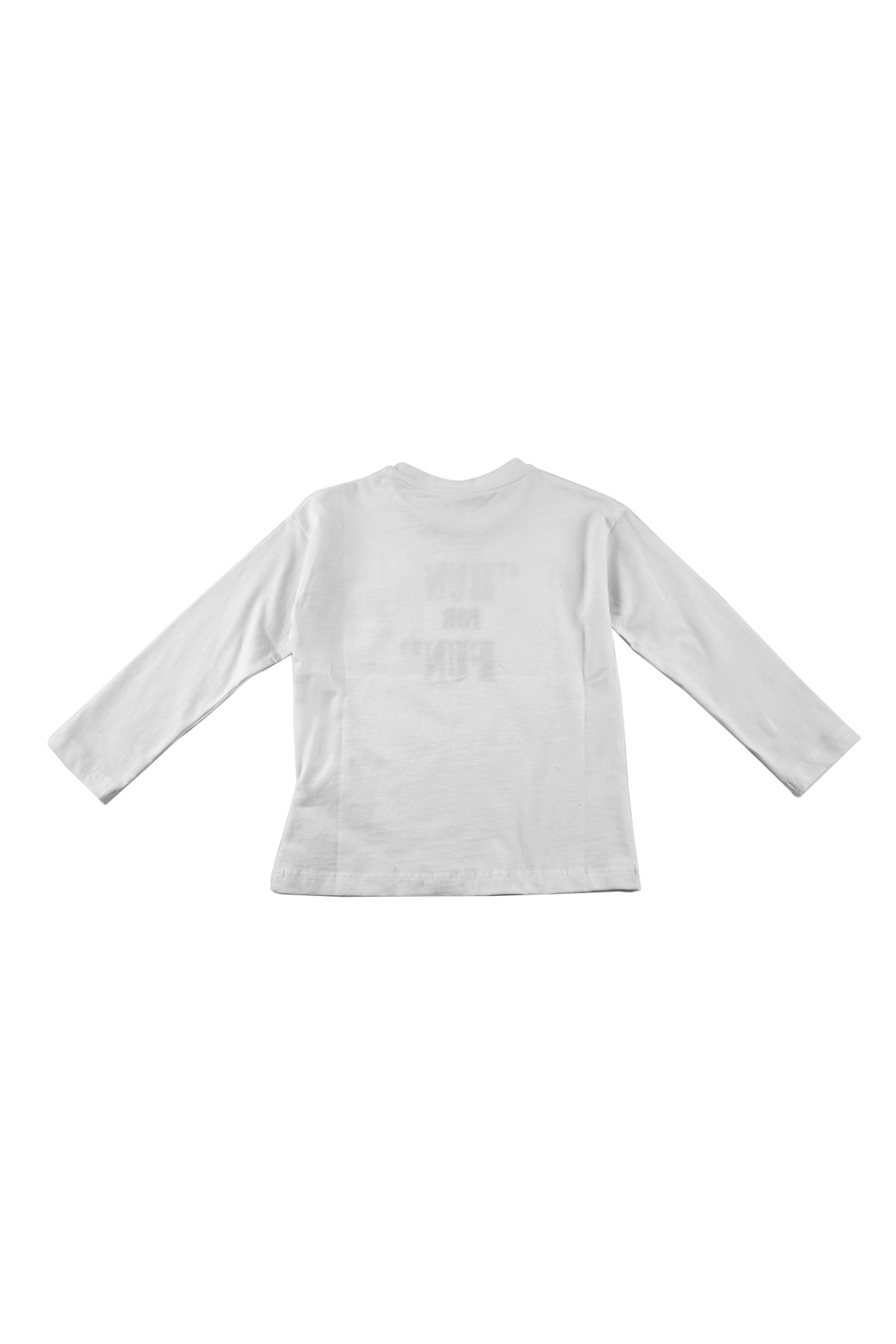 Erkek Bebek Beyaz Run For Fun Baskılı Sarı Cep Detaylı Uzun Kollu T-Shirt (9ay-4yaş)-4
